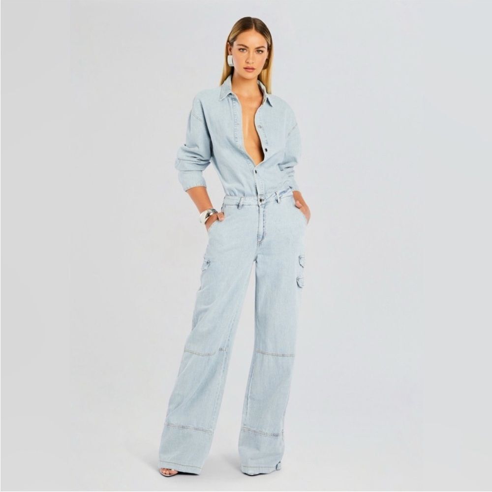 Retrofete Russo Denim Jumpsuit Relaxed Fit XXS NWT $498